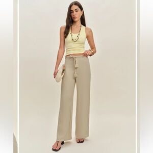 Reformation Avery Pant Natural - Size 8